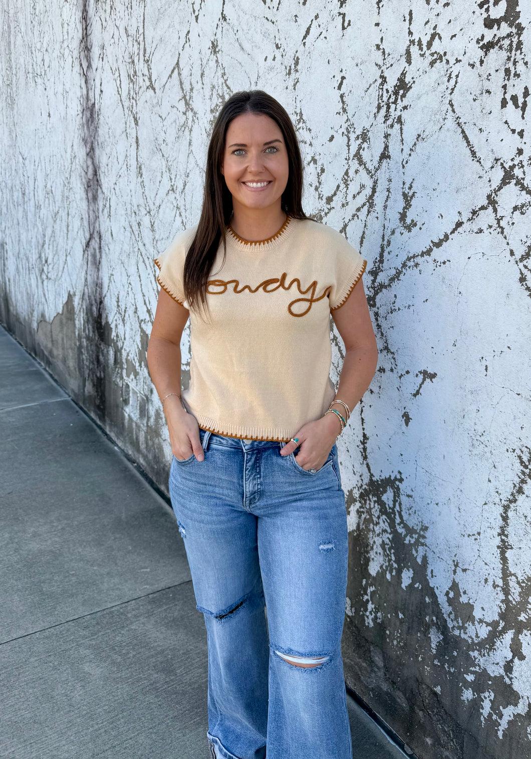 Say Howdy Stay Rowdy Sweater