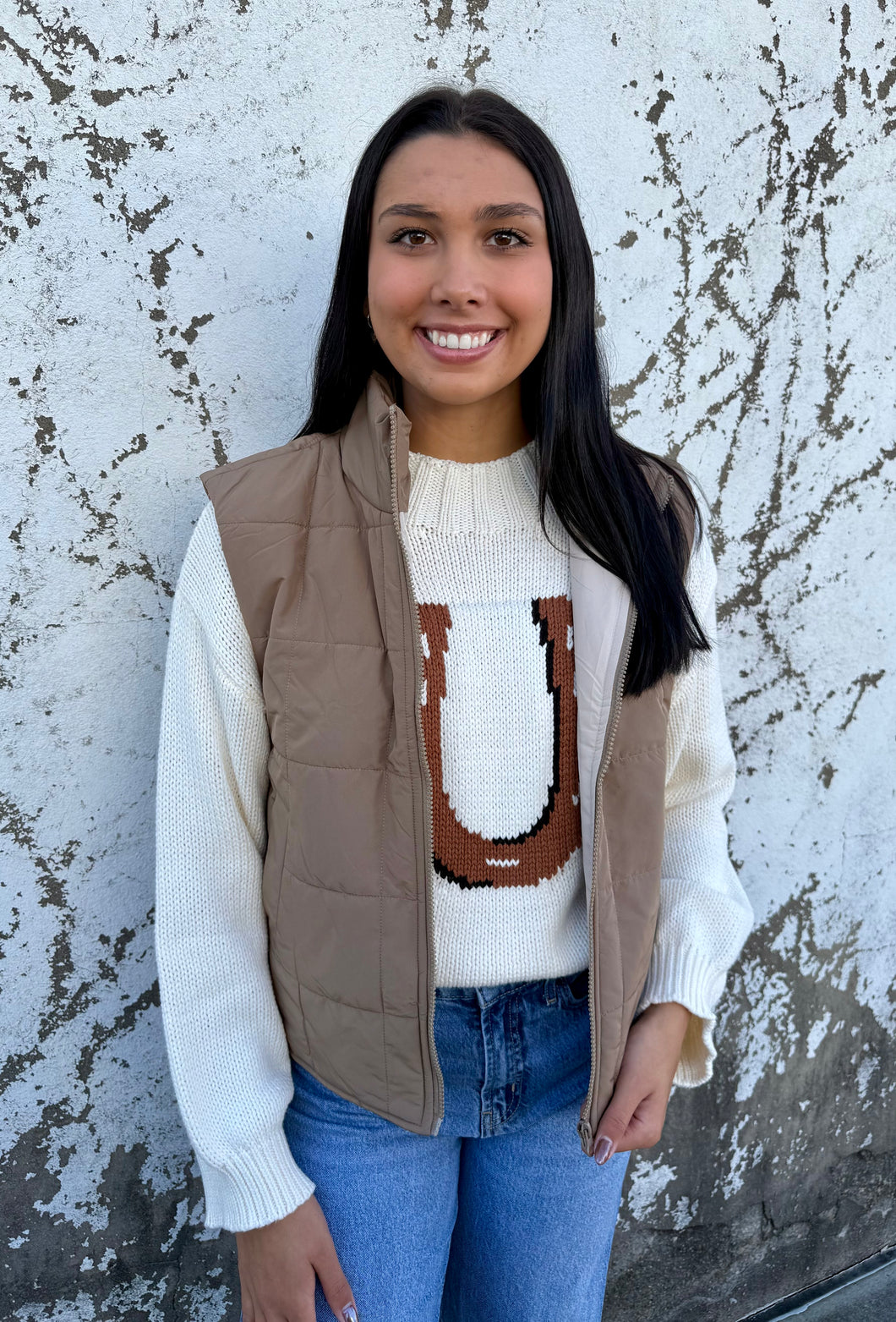 Get Cozy Puffer Vest - Mocha