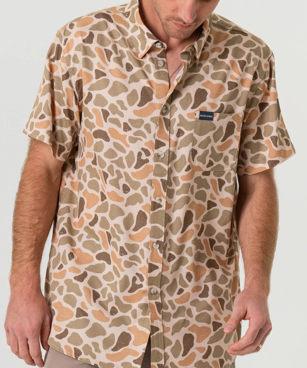 Burlebo | Men’s Venado Camo Performance Button up