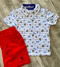 Load image into Gallery viewer, Blue Quail | 7th Inning Stretch Polo
