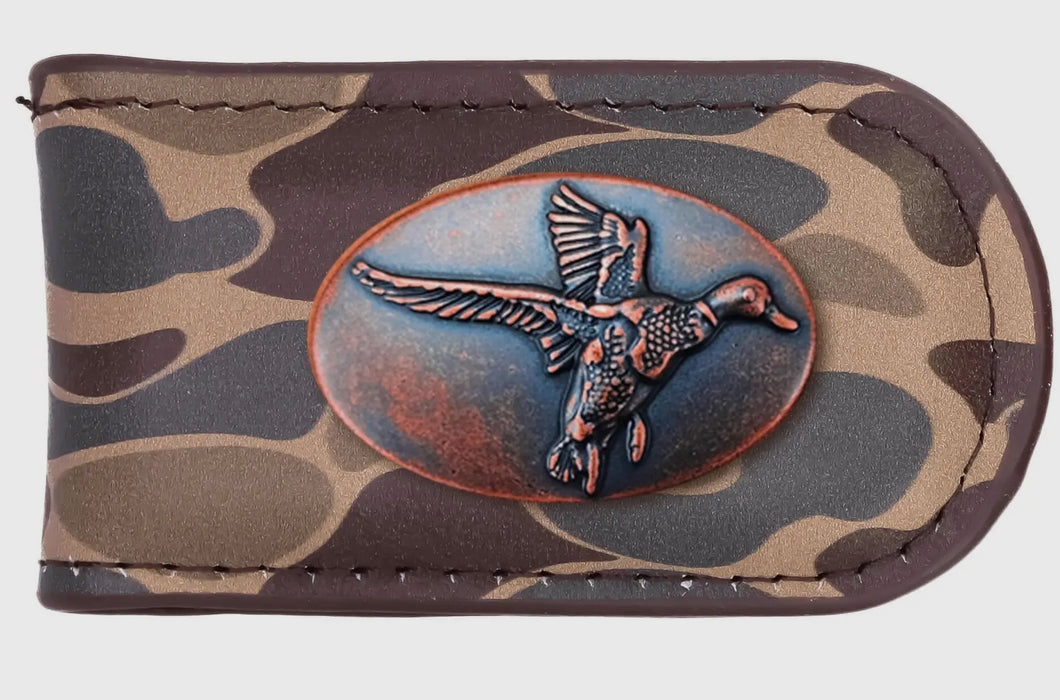Men’s Mallard Brown/ Tan Old School Money Clip