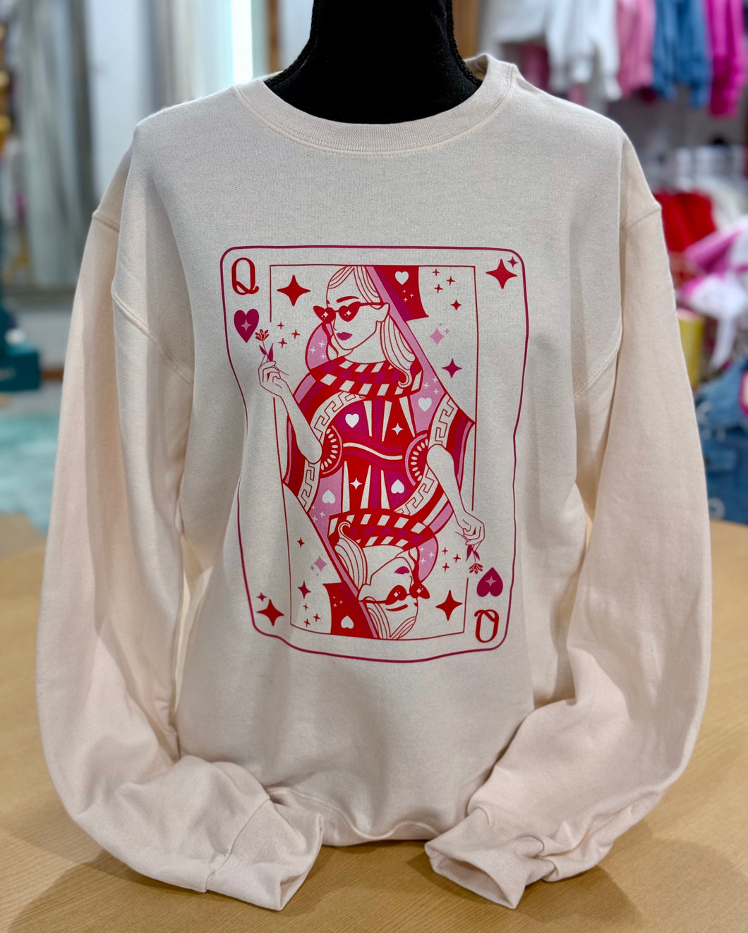 Queen of Hearts Crewneck