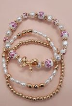 Load image into Gallery viewer, Ceramic Porcelain Bow Bracelet Set
