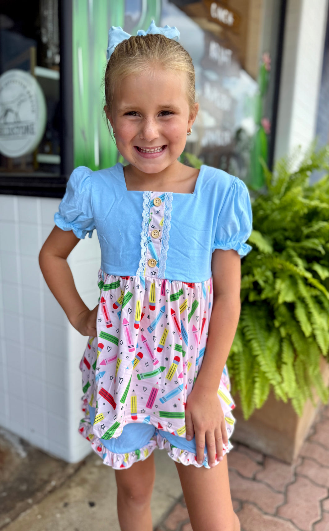 Crayon Party Ruffle Set
