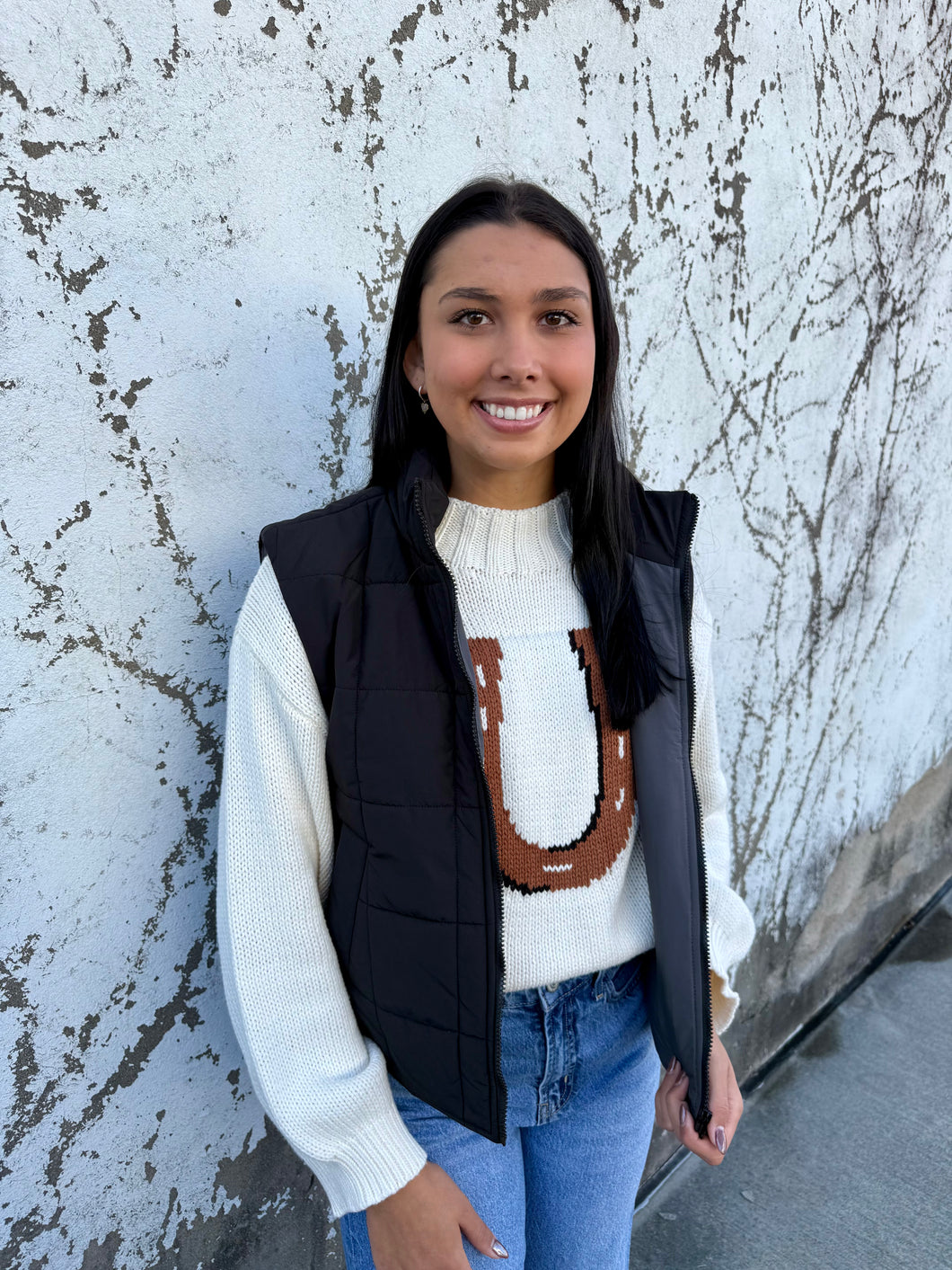 Get Cozy Puffer Vest - Black