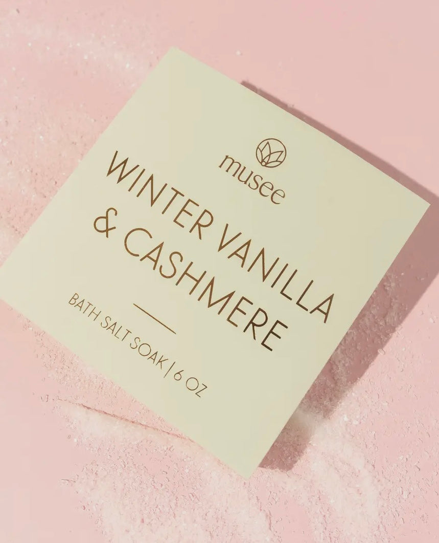 Winter Vanilla & Cashmere Mini Bath Salt