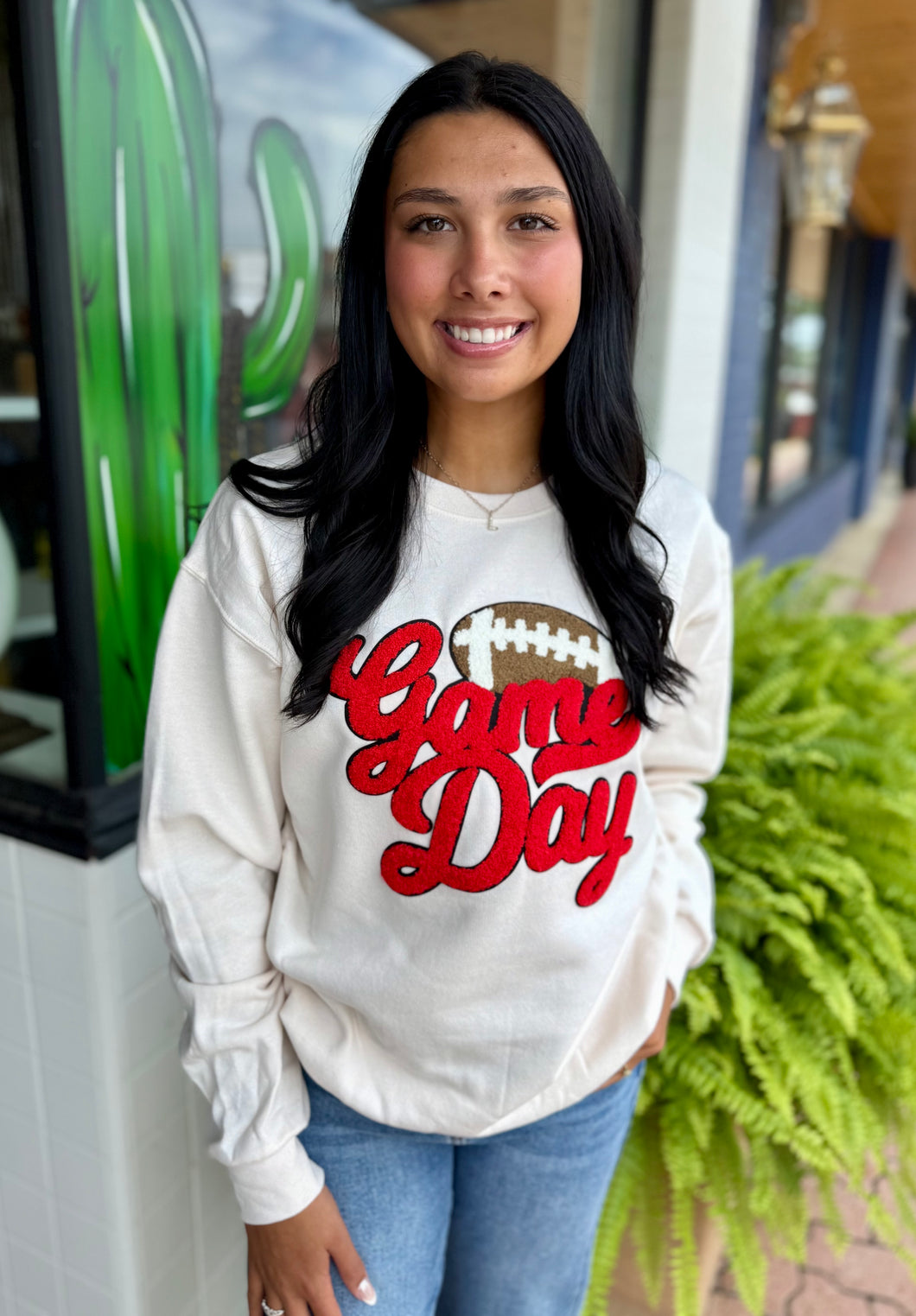 Game Day Patch Crewneck