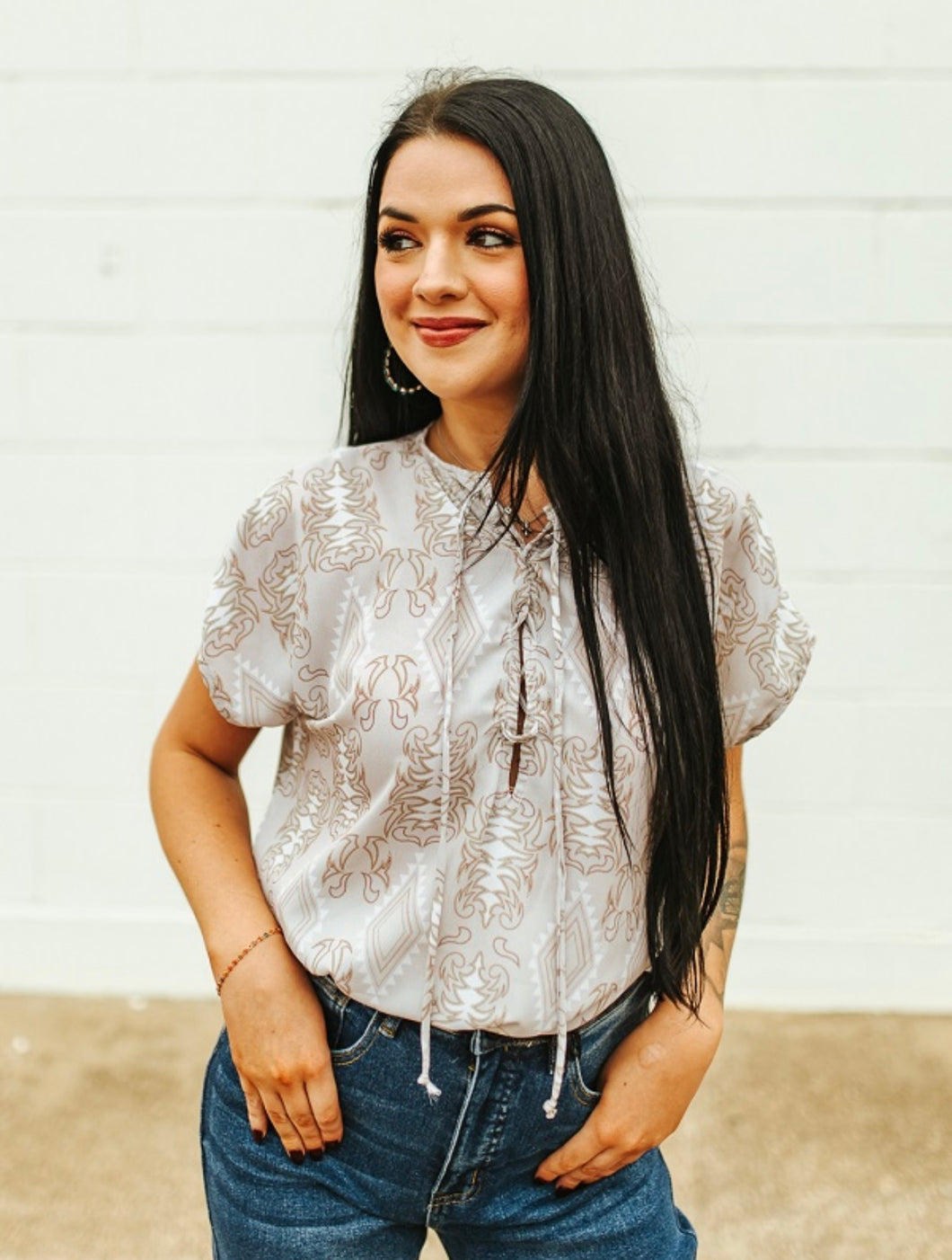 Bethany Boot Stitch Blouse