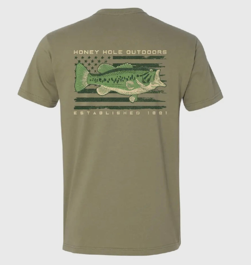 Honey Hole Short Sleeve| Bass Flag