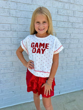 Load image into Gallery viewer, Hayden | Polka Dot Game Day Backless Shirt
