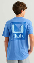 Load image into Gallery viewer, Huk | Youth Blue Rising Tee
