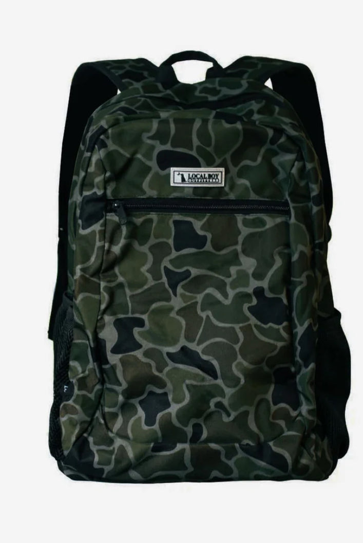 Local Boy | YOUTH Camo Backpack