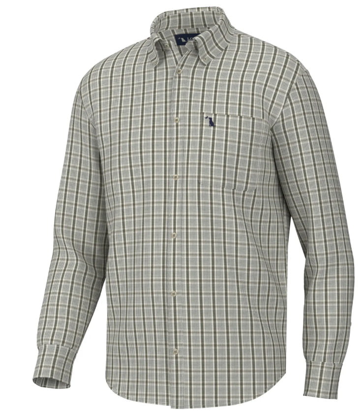 Local Boy | Light Beige & Olive Green Dress Dhirt