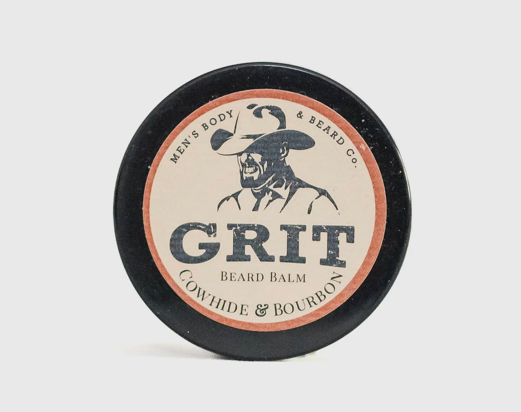 GRIT | Cowhide & Bourbon Beard Balm