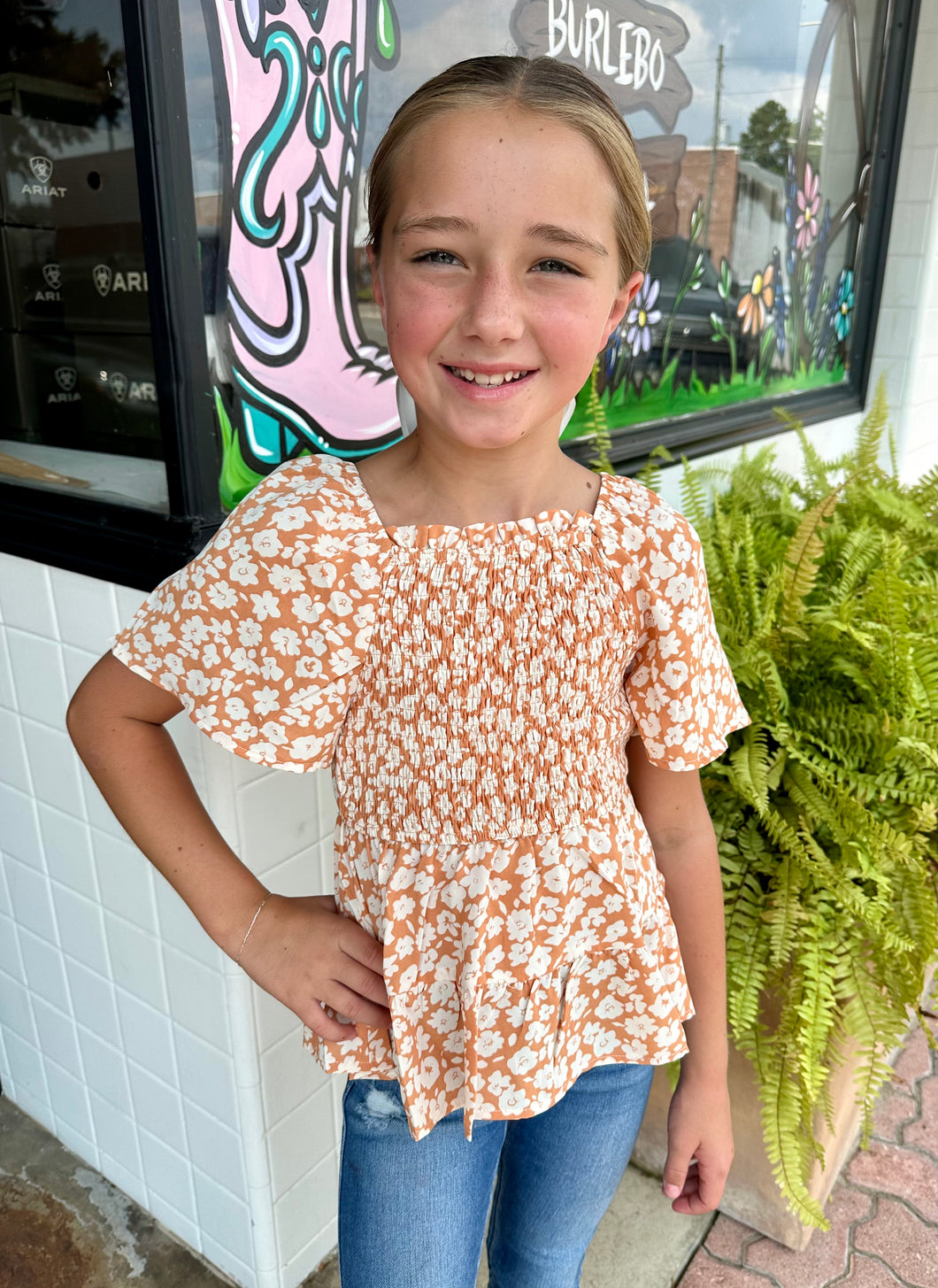 Hayden | Fall Floral Top