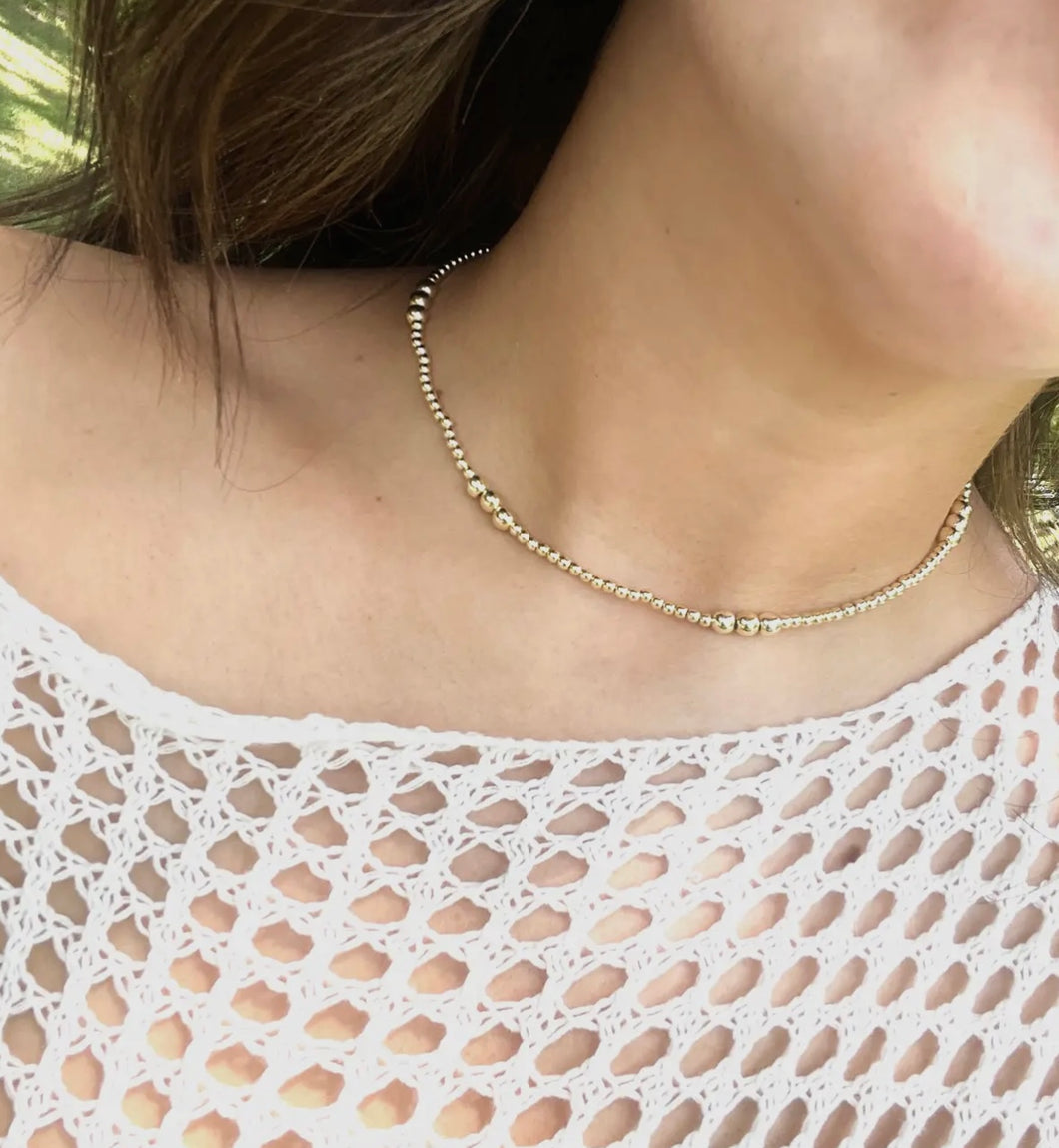 SG | Party Stretch Necklace Gold