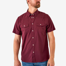 Load image into Gallery viewer, Burlebo | Performance Western Shirt - Maroon
