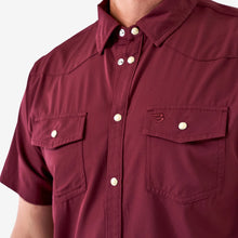 Load image into Gallery viewer, Burlebo | Performance Western Shirt - Maroon

