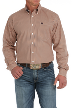 Load image into Gallery viewer, Cinch | Men’s Geo Print Button Down - Coral
