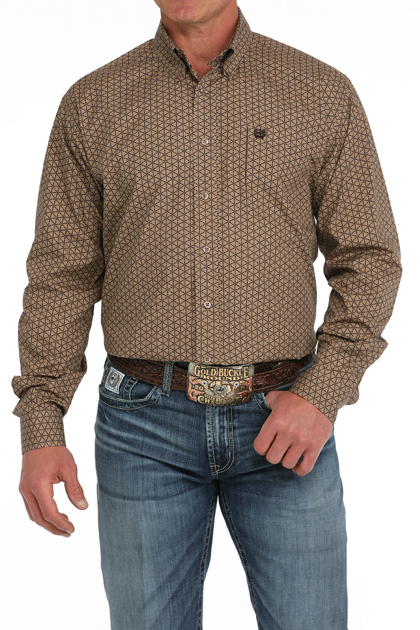 Cinch | Men’s Classic Fit Shirt - Brown