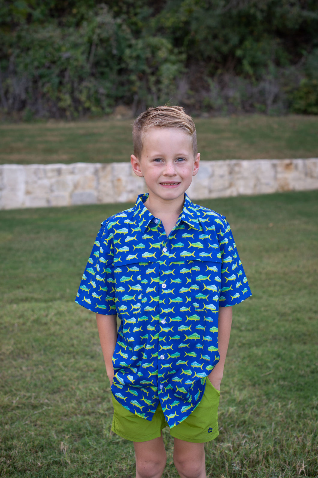 Blue Quail | Mahi Mahi S/S Shirt