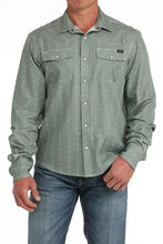 Load image into Gallery viewer, Cinch | Men’s Pearl Snap Camp L/S - Olive
