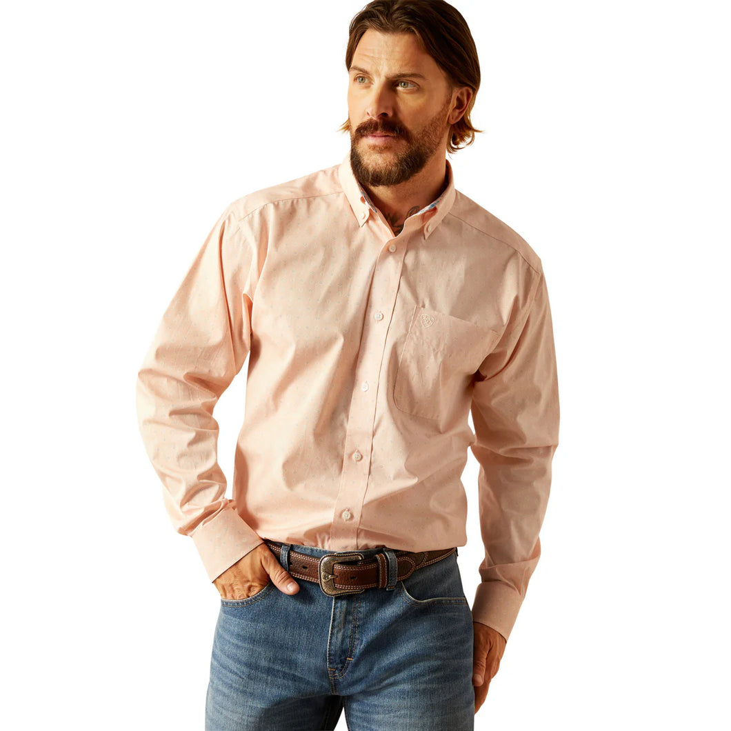 Ariat | Men’s Wrinkle Free Ashton - Pink