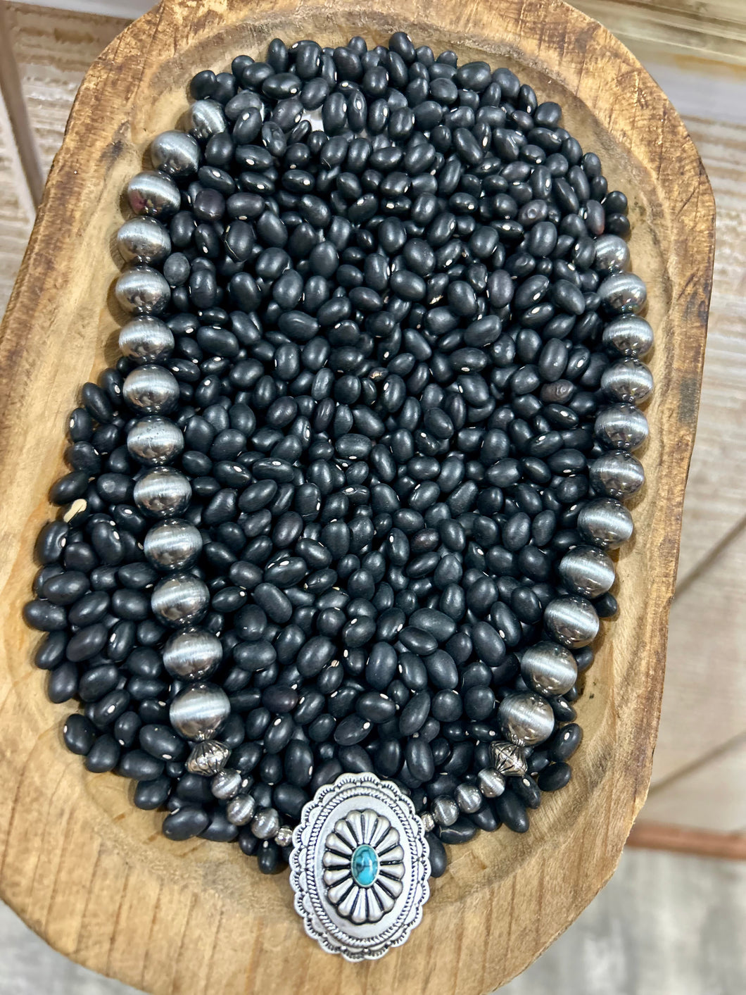 Navajo Chunky Concho Necklace