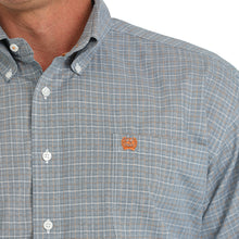 Load image into Gallery viewer, Cinch | Men’s Blue/Grey Plaid Long Sleeve
