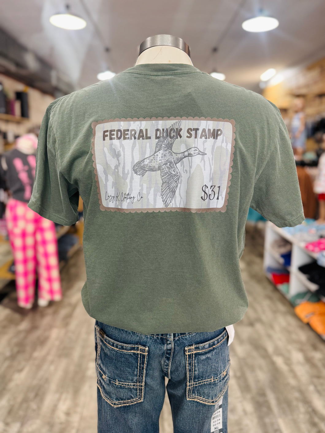 LK Clothing Co. | Duck Stamp Green