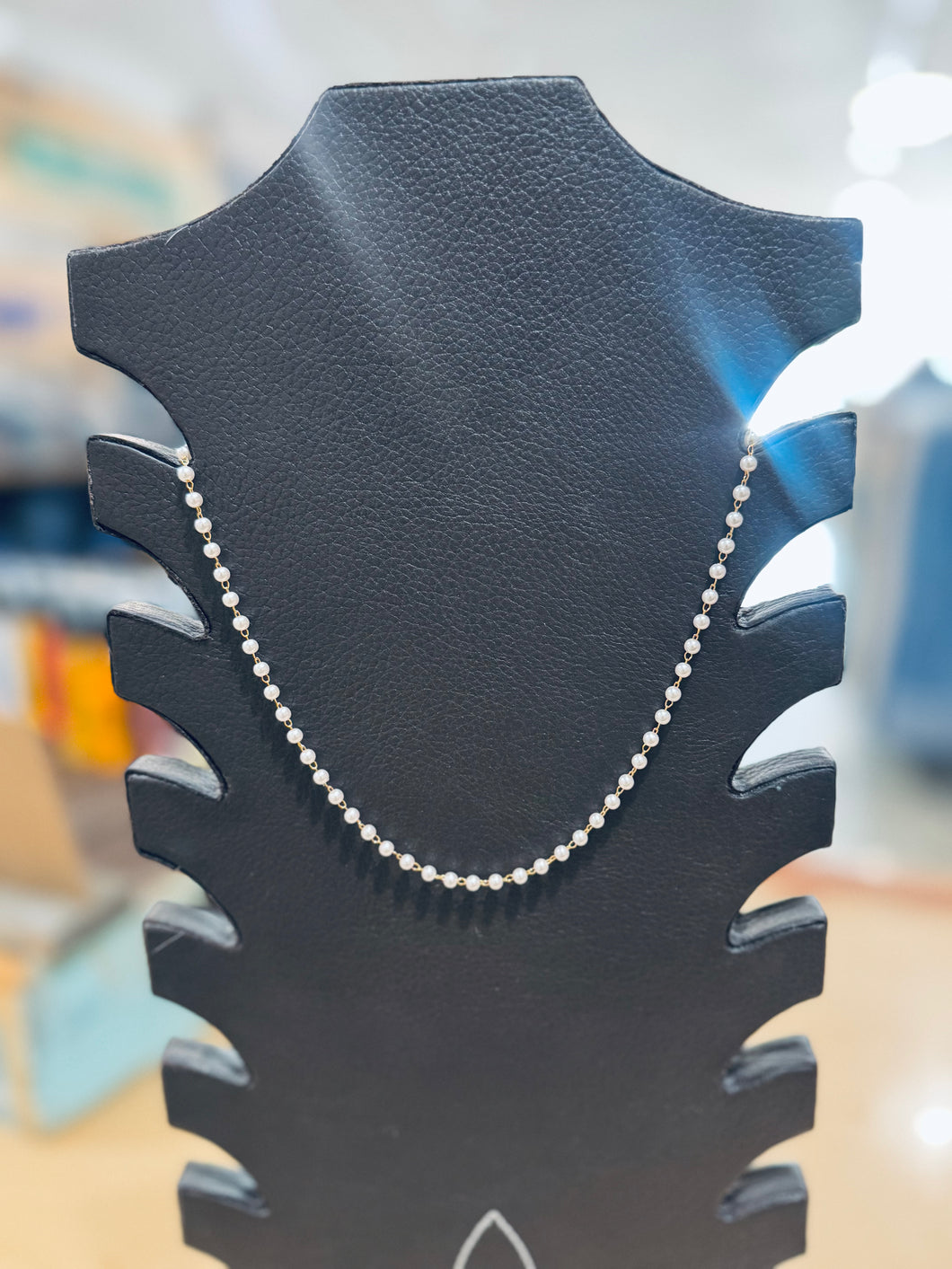 Classic Pearl Link Necklace