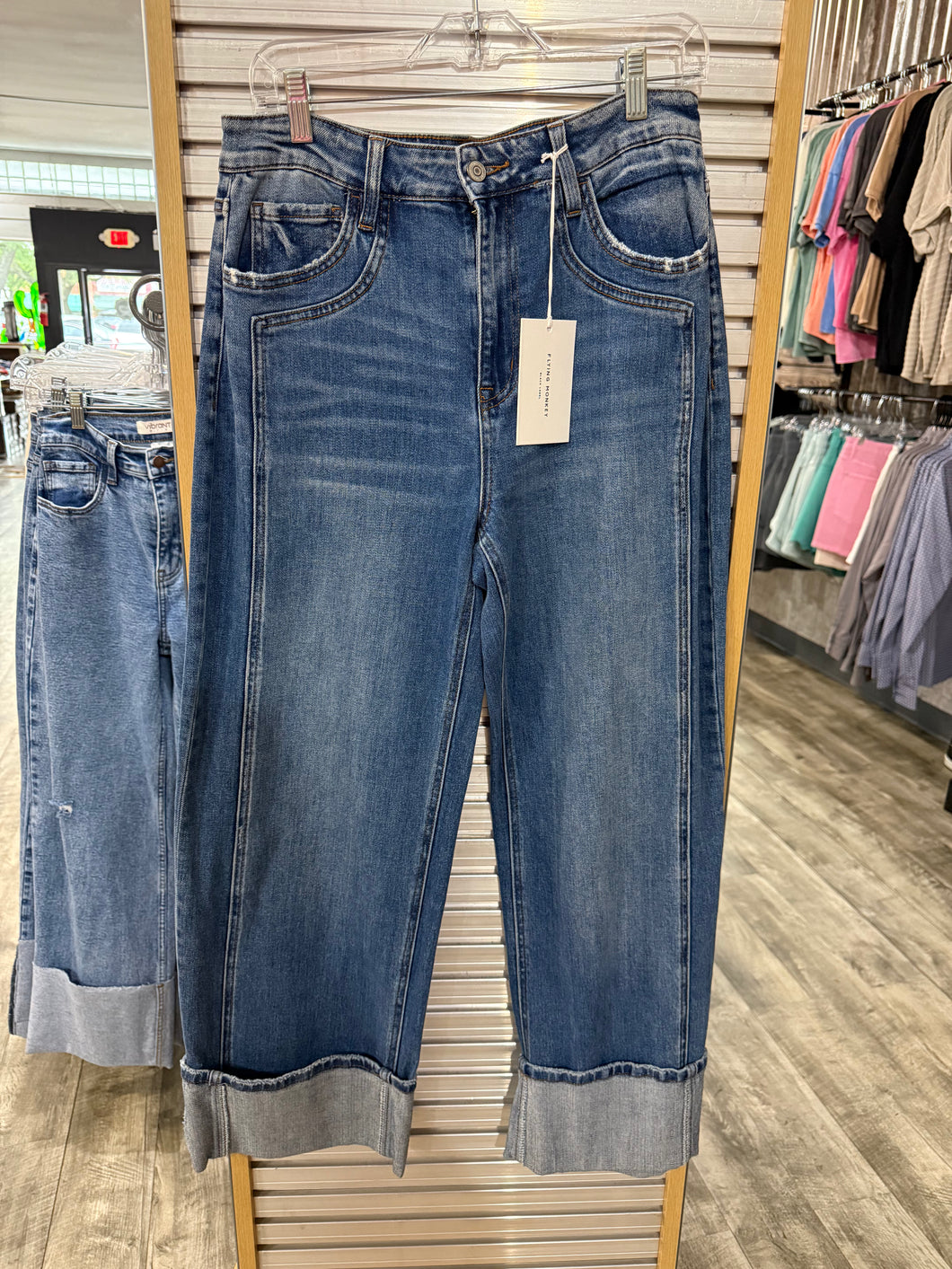 Flying Monkey  | Inda Baggy Wide Leg Denim