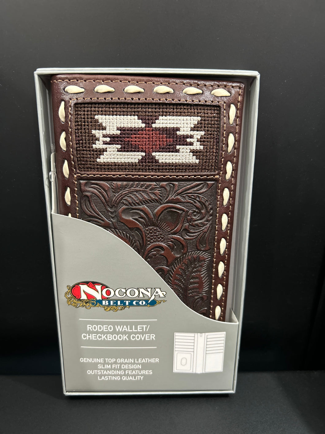 Nocona | Rodeo Wallet / Checkbook Cover Southwest Tooled