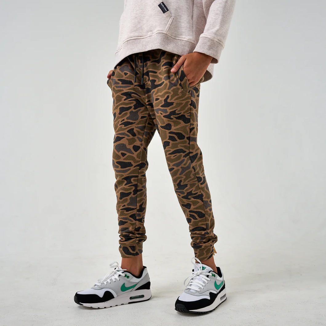 Burlebo | YOUTH Gauge Camo Joggers