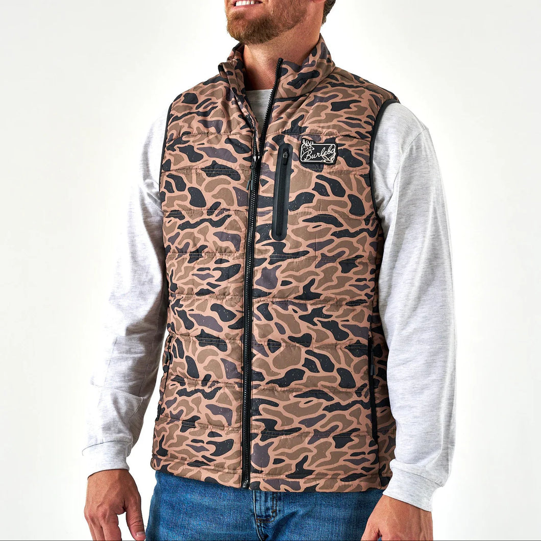 Burlebo | Gauge Camo Puffer Vest
