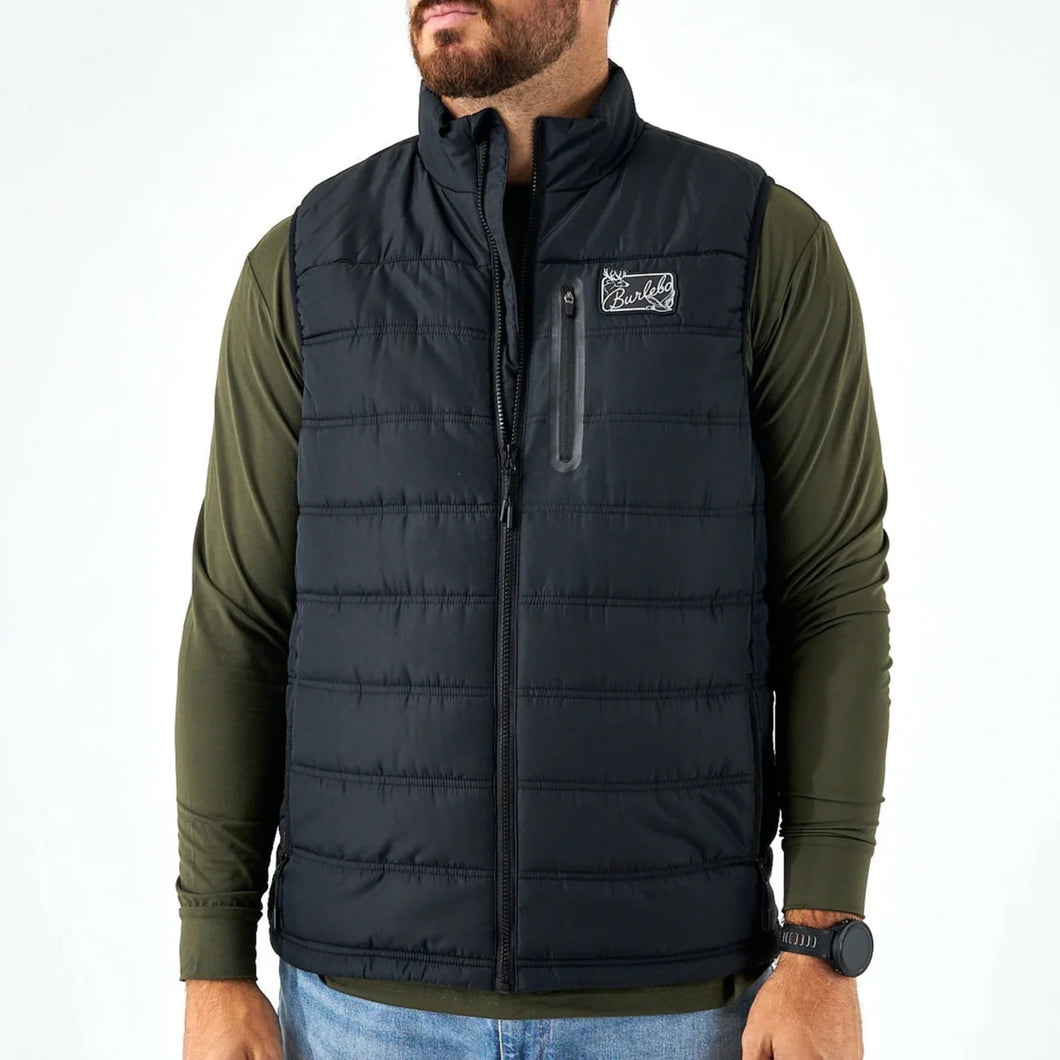 Burlebo | Black Puffer Vest