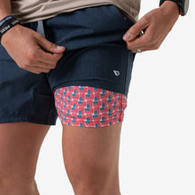Load image into Gallery viewer, Burlebo | Athletic Short - Heather Navy
