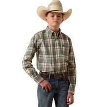 Load image into Gallery viewer, Ariat | YOUTH Pro Sebastian Shirt - Bronze Green Plaid
