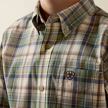 Load image into Gallery viewer, Ariat | YOUTH Pro Sebastian Shirt - Bronze Green Plaid
