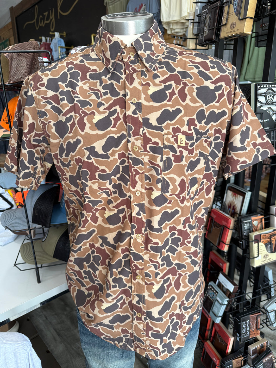 Embry | Duck Camo Button Up