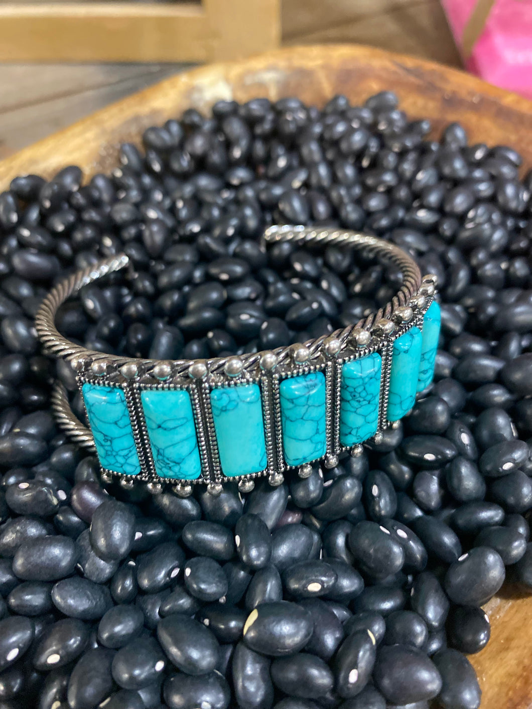 Turquoise Skinny Cuff