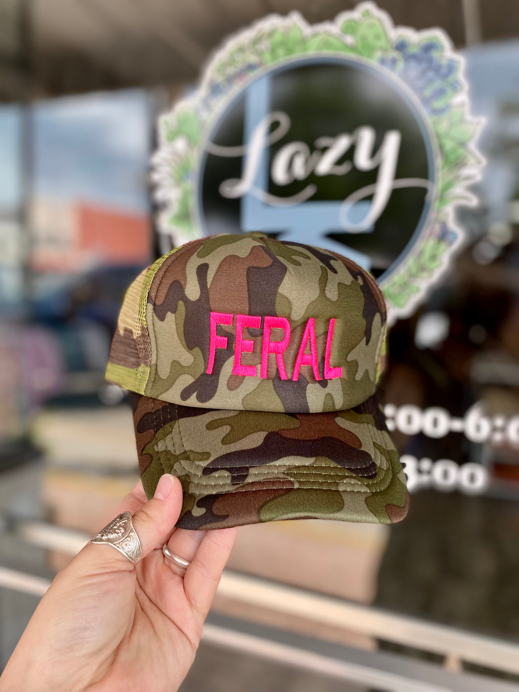 Feral Trucker Hat | Camo