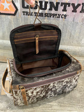 Load image into Gallery viewer, Tooled Brindle Toiletry Bag
