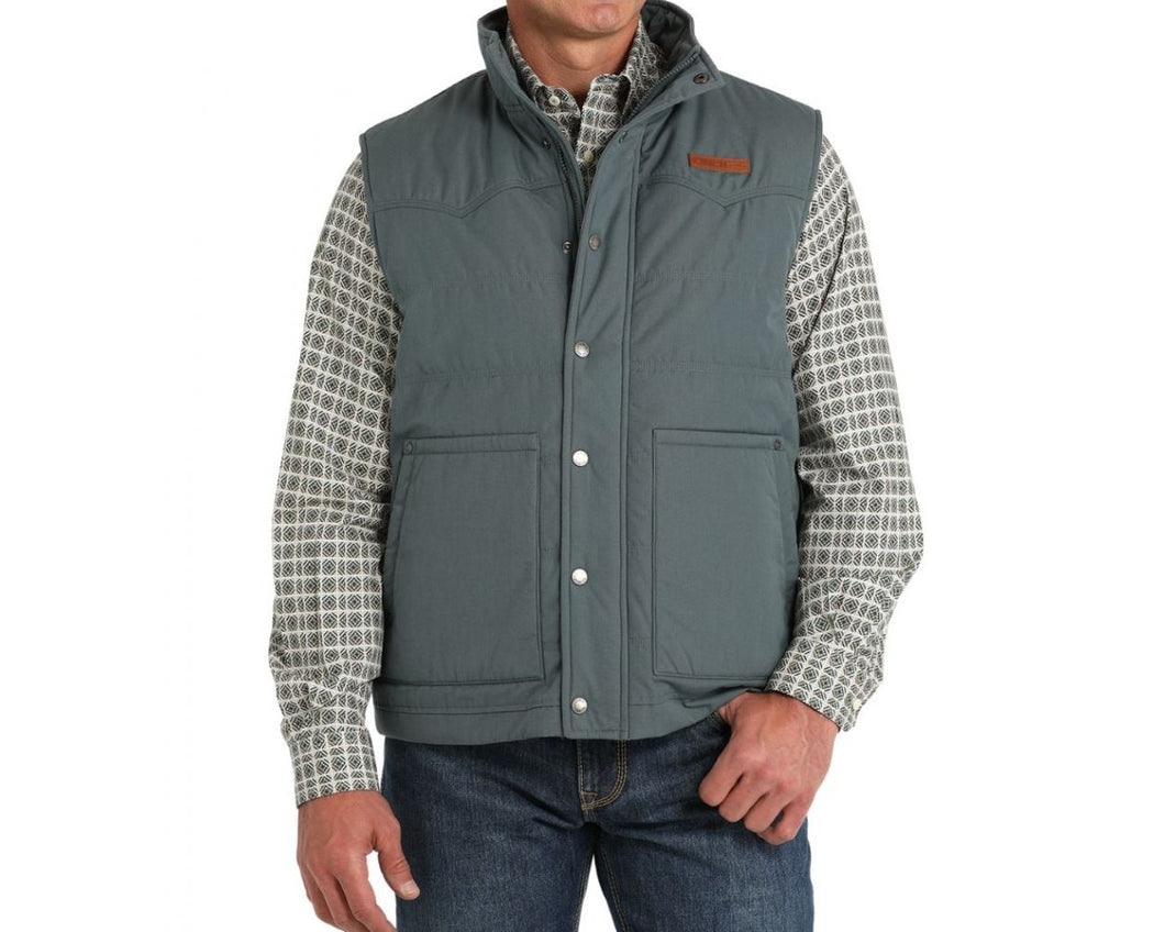 Cinch Men’s Blue Qulited Vest