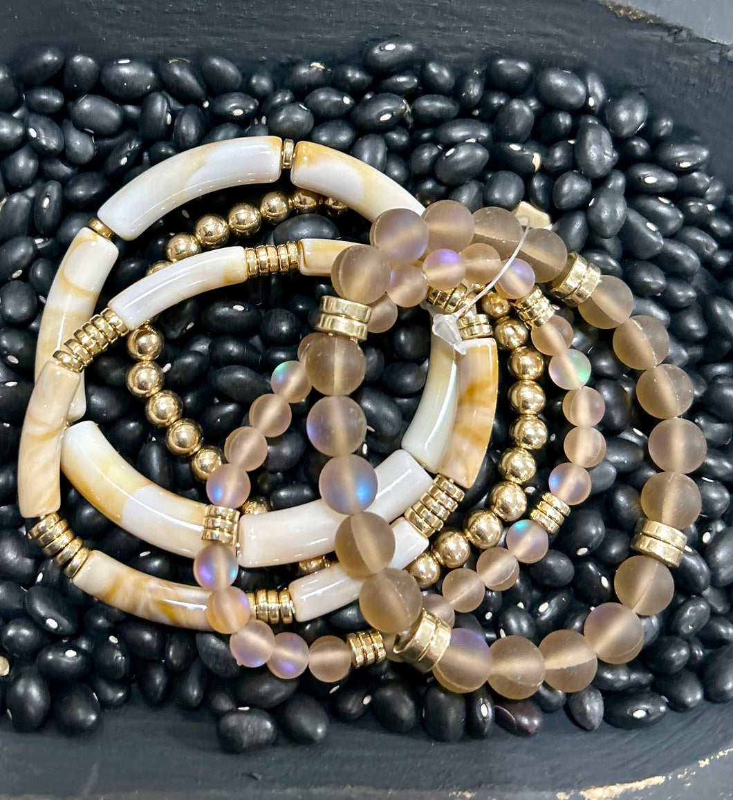 Amber Woods Bracelet Stack