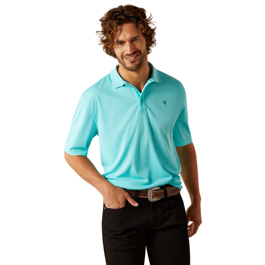 Ariat | Men’s Tek Polo Blue Radiance