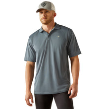 Load image into Gallery viewer, Ariat | Men’s Tek Polo Newsboy Blue
