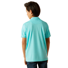 Load image into Gallery viewer, Ariat | Boys TEK Polo Blue Radiance
