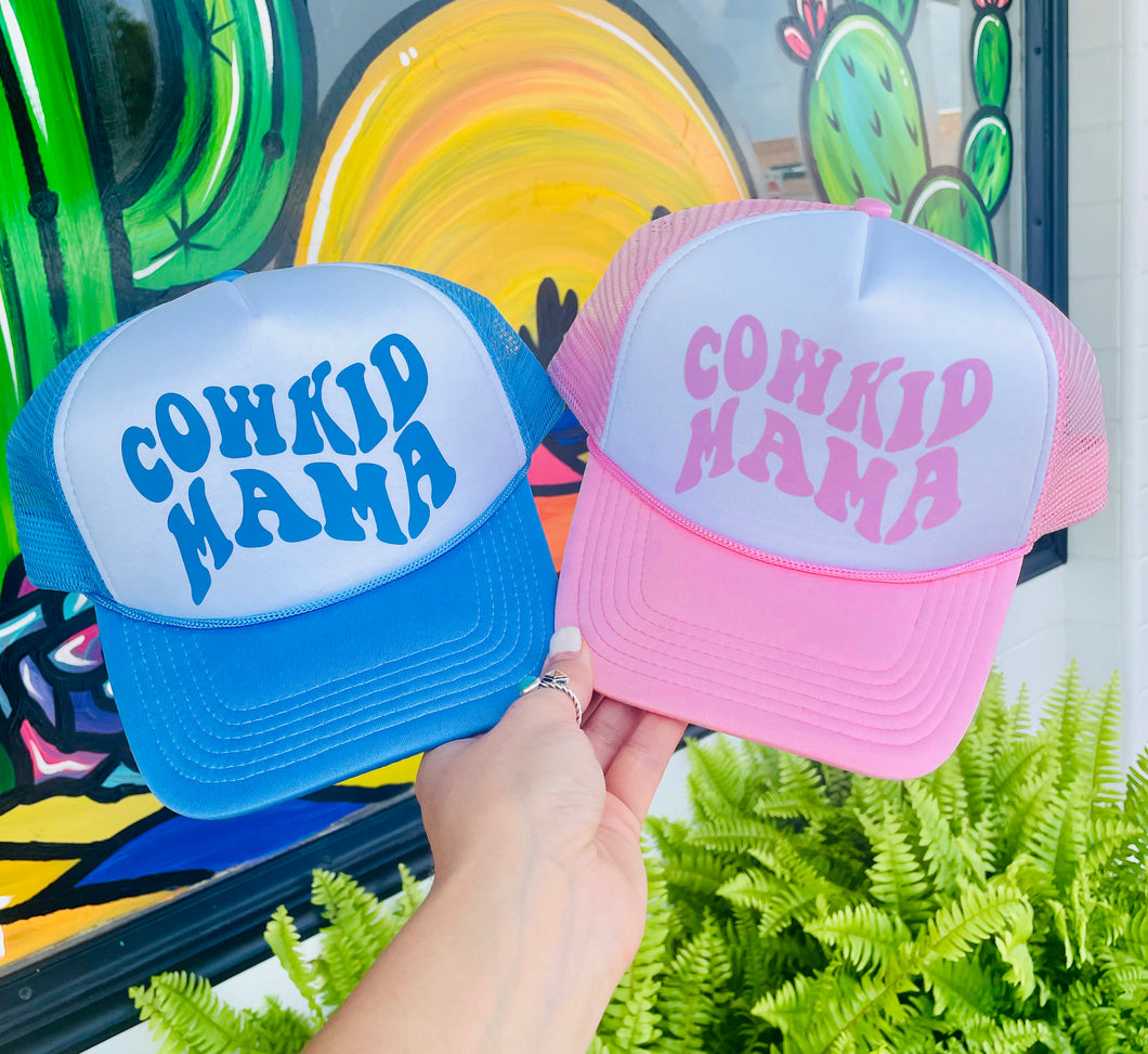 CowKid Mama Trucker Hats