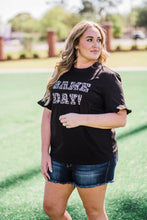 Load image into Gallery viewer, Game Day Spirit Black Tee
